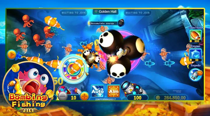 Filipino player shooting fish on jl365 mobile browser game